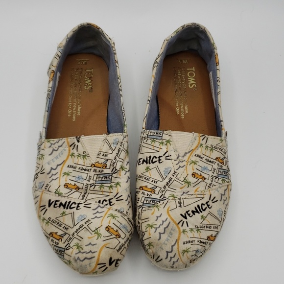 Awesome Tom's loafers Venice sz 5 - Picture 7 of 7
